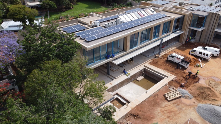 21kWp Solar PV + 30kWhr Li On battery + 50kVA Diesel Generator Hybrid Energy Project – Houghton, JHB