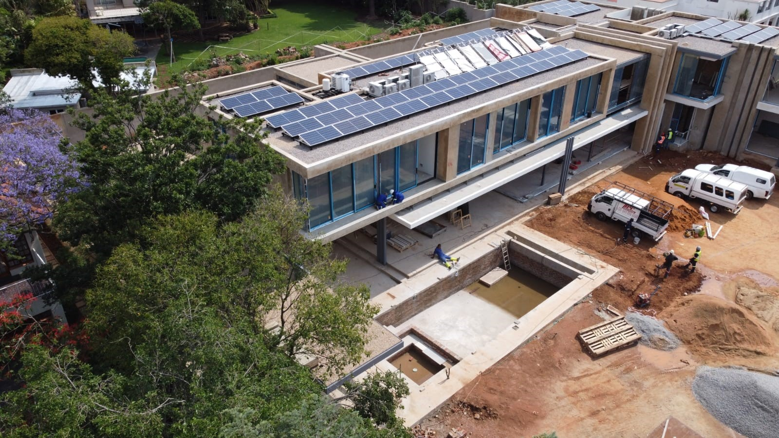 21kWp Solar PV + 30kWhr Li On battery + 50kVA Diesel Generator Hybrid Energy Project – Houghton, JHB