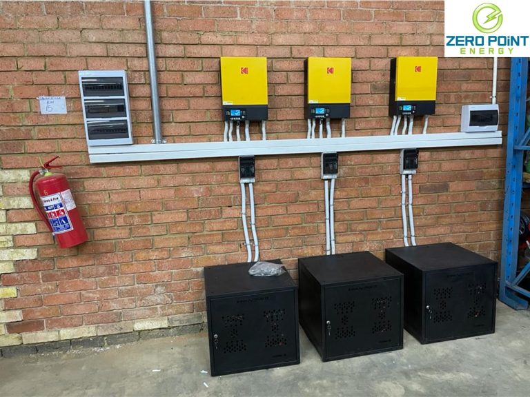 22kWp Off grid Solar PV + 31.5kWhr Li On Battery Project – Soweto, GP 2