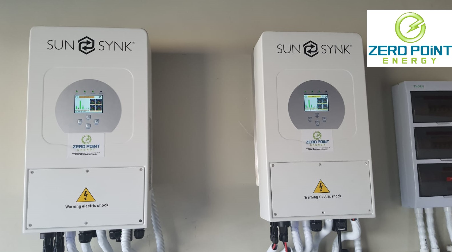 11kW Solar PV 10kW hybrid inverters 21kWhr Li On Battery Storage – Sandton JHB 2