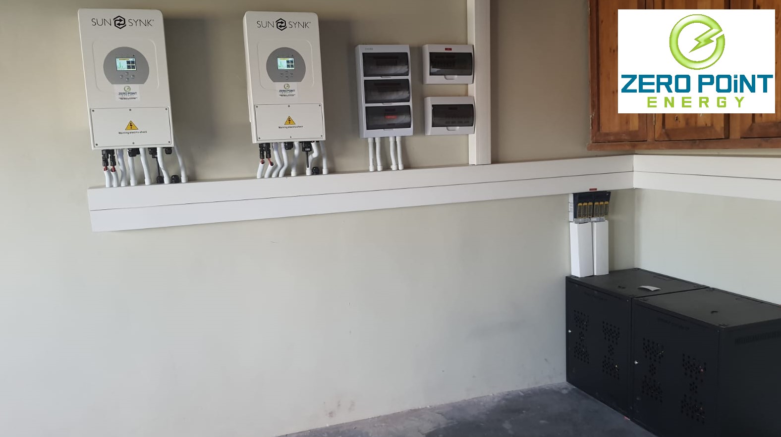 11kW Solar PV 10kW hybrid inverters 21kWhr Li On Battery Storage – Sandton JHB 3