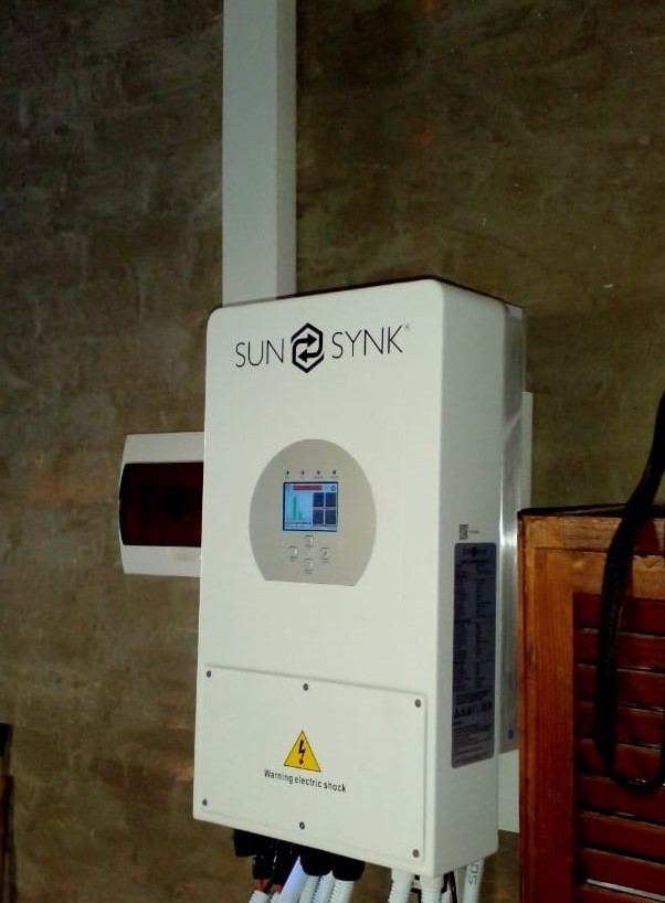 6kW Solar PV 5kW hybrid inverter 17.5 kWhr Li On Battery – Westville DBN 2