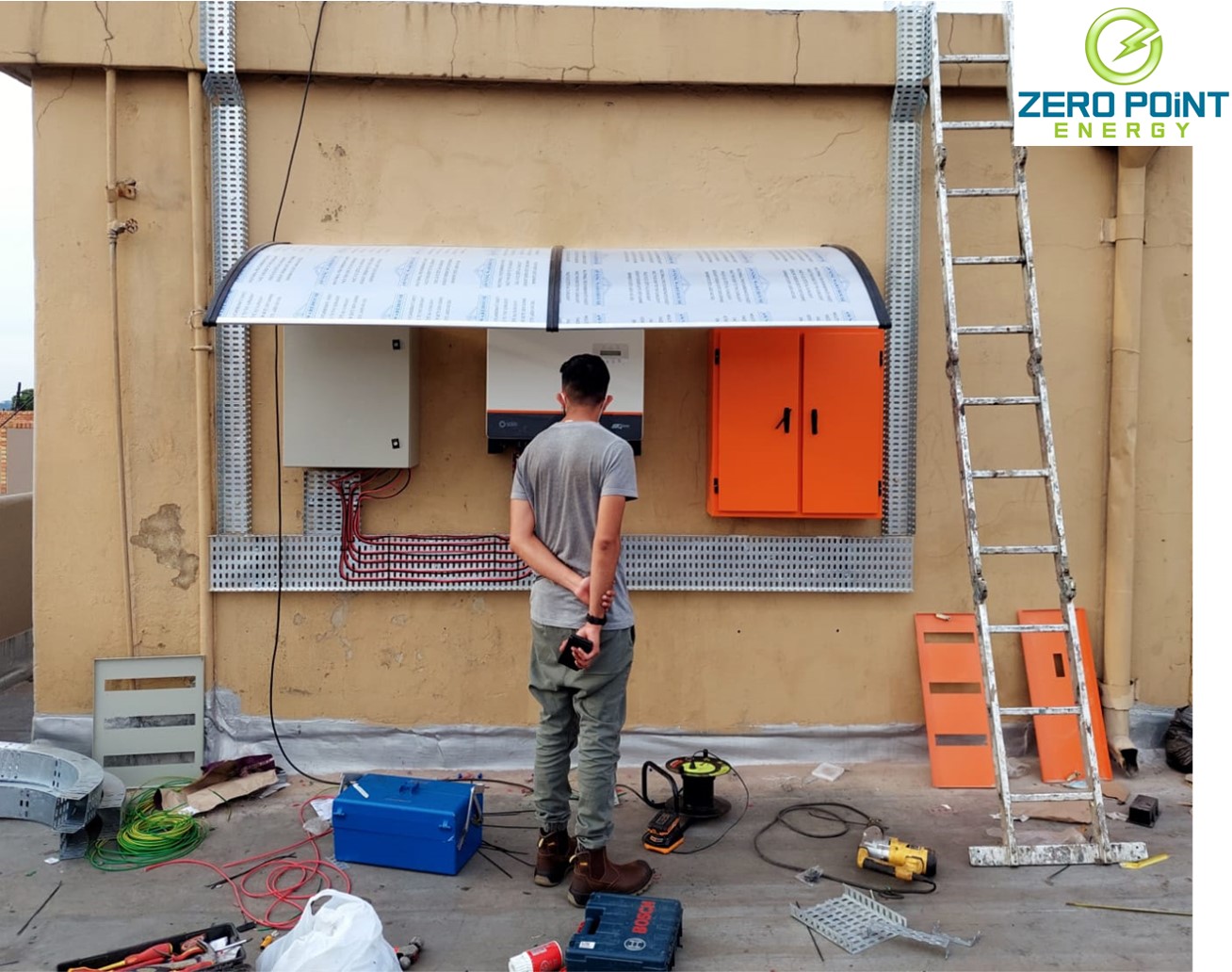 Commercial 60kW Grid tied Solar PV – Norwood JHB 2 1