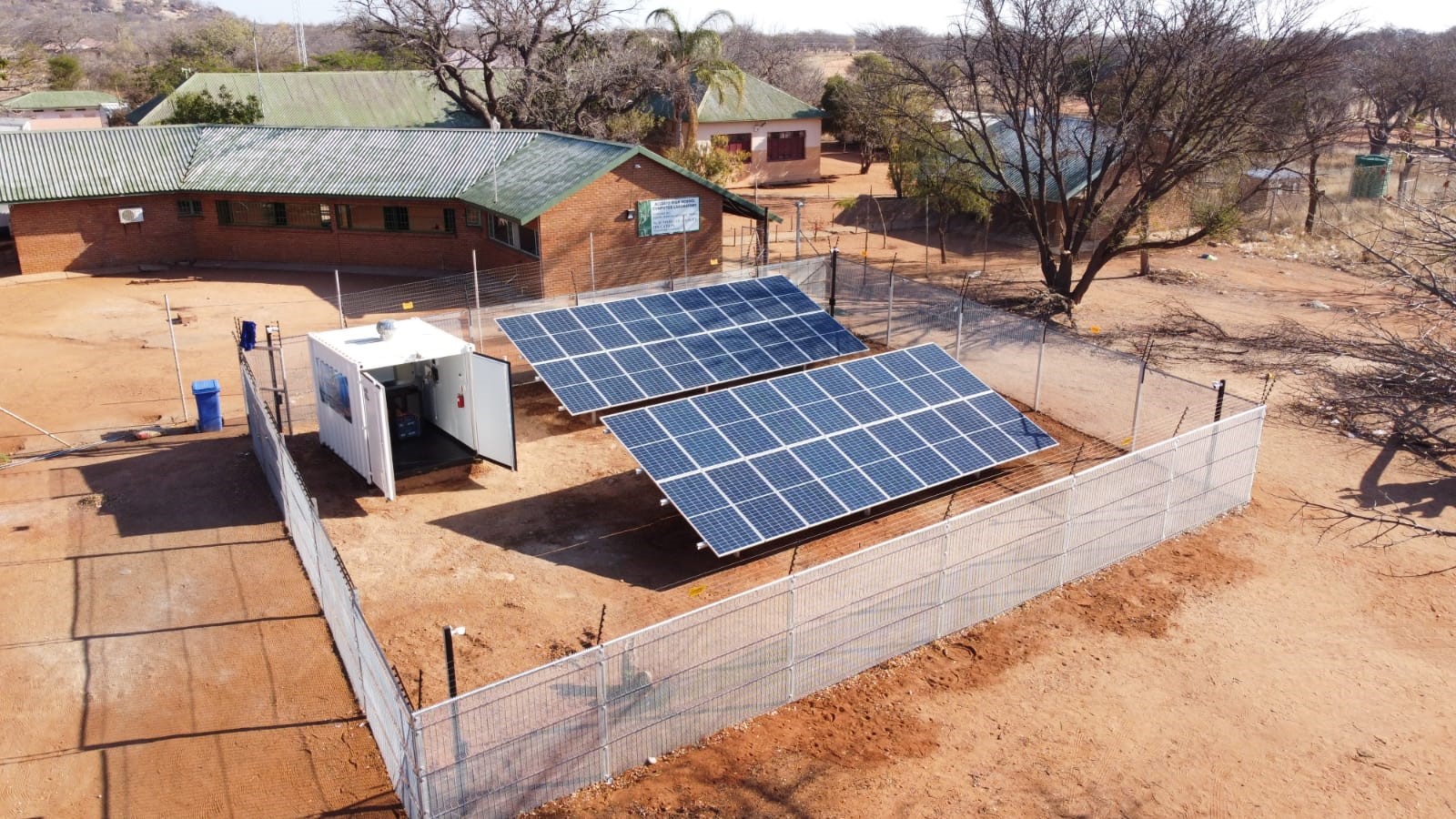 Rural containerised 60kW Solar PV 102 kWhr Battery Storage System – 3x Limpopo Schools 7