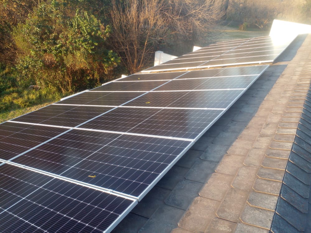 40kW Solar PV 90kWhr battery storage 40kW heat pump installation – Lanseria Country Estate 2